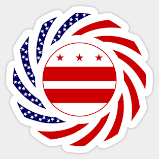 DC Murican Patriot Flag Series Sticker